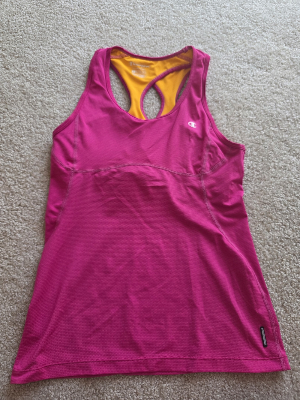 Champion Women's Pink Racerback Athletic Tank